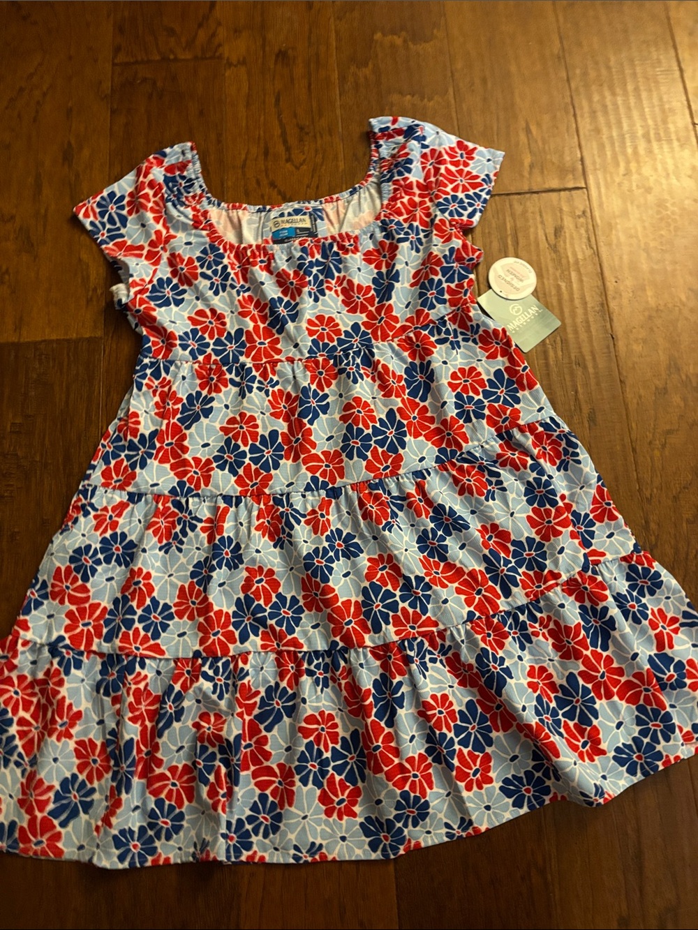 NWT Magellan Floral Tiered Dress
